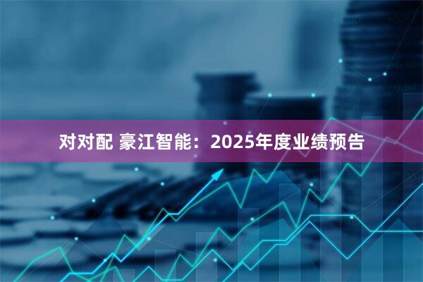 对对配 豪江智能：2025年度业绩预告